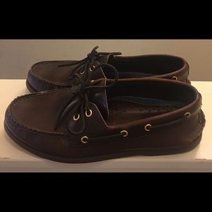 Sperry Top Sider Men’s Dark Brown Leather Shoes